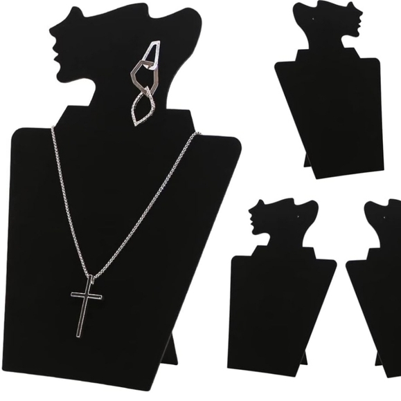 Black Velvet Face Foldable Jewelry Dispaly Stand - Picture 3 of 4